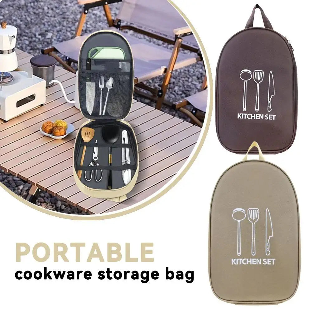 Camping Utensil Storage Bag Waterproof Organizer Pouch Outdoor
