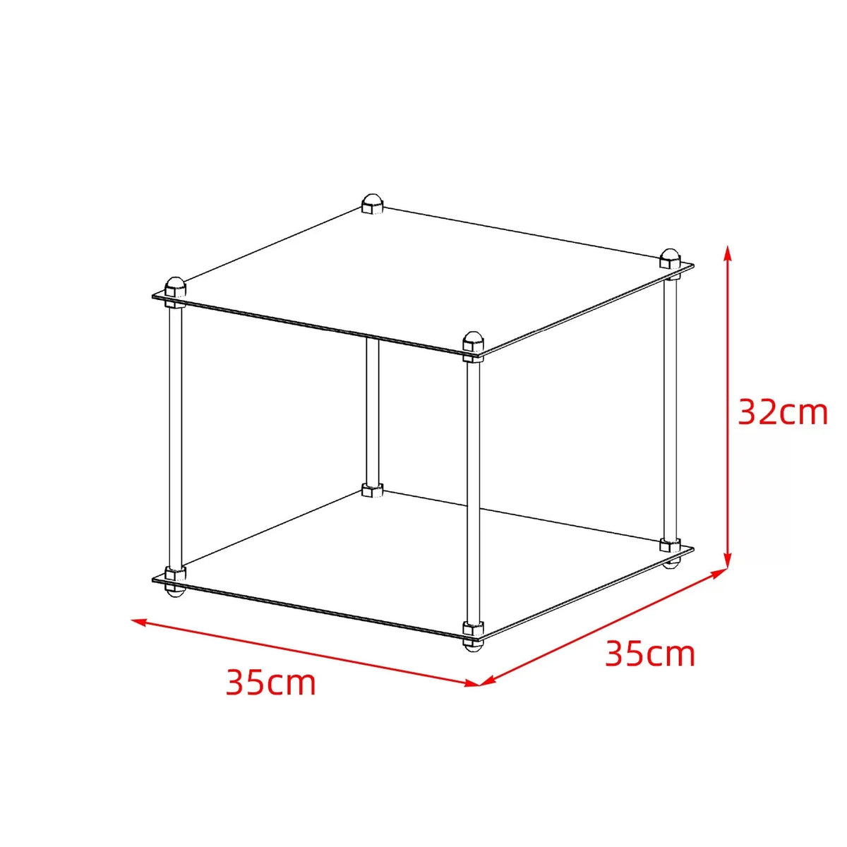 Bauhaus Stainless Steel Metal Modular Storage Rack Floor