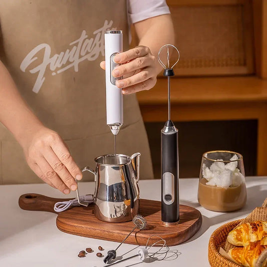 Cordless Electric Kitchens Milk Mixer Frother Mini Coffee