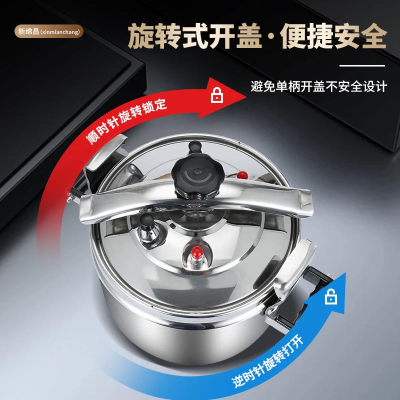 30 Quart Olla De Presion Grande & Stainless
