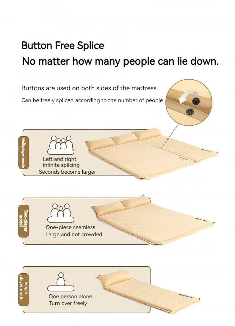 Naturehike Inflating Camping Mat Inflatable Sleeping Pad Air