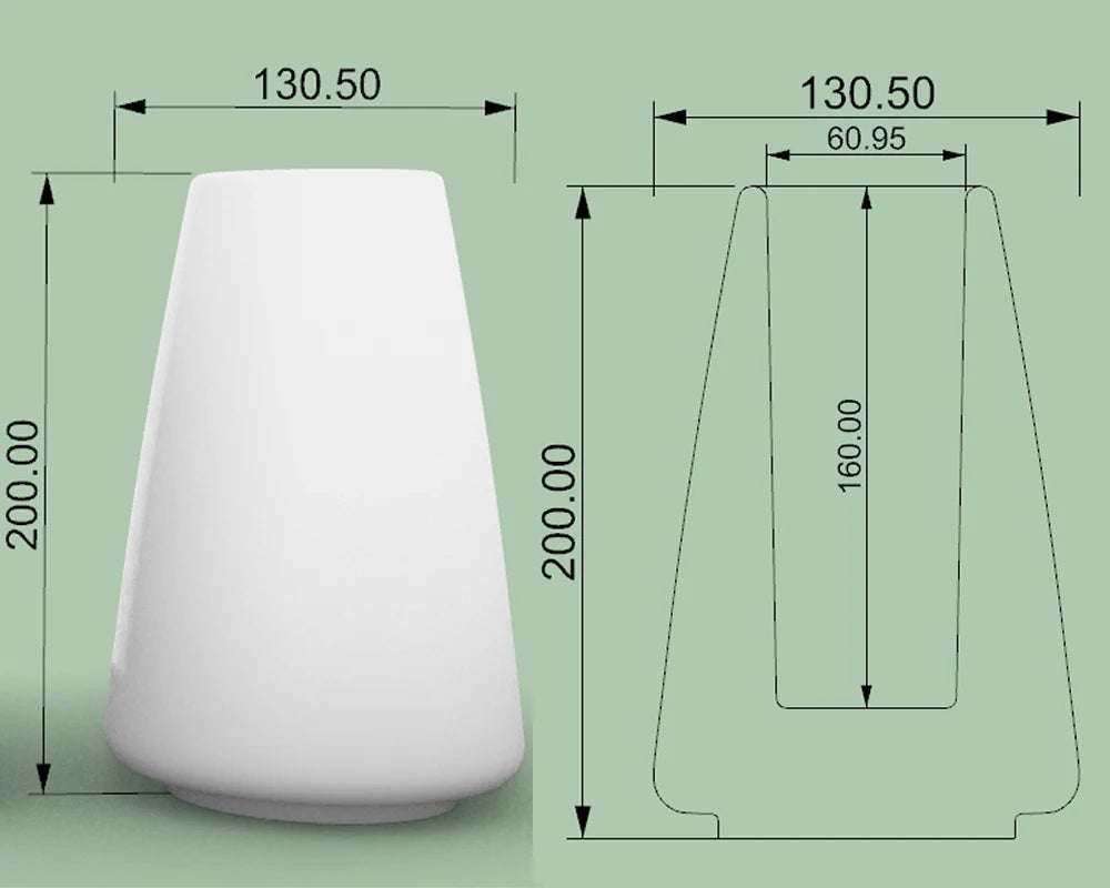 Concrete Vase Silicone Mold Simple Nordic Passenger Ladder