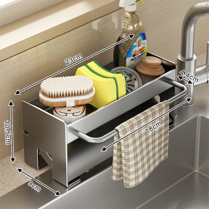 Sink Stand Sponge Holder Dish Drainer Organizers Storage