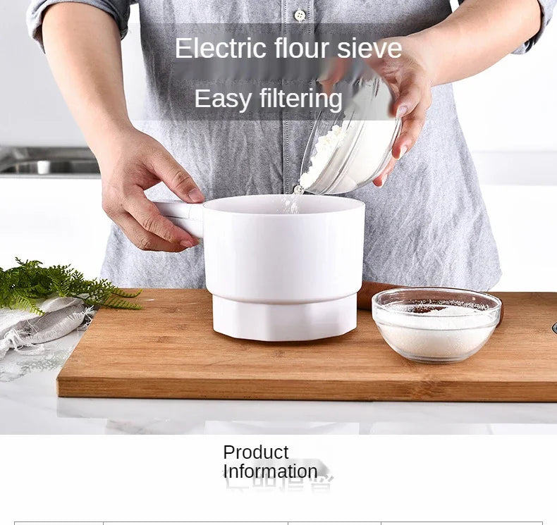 Hand-Held Electric Powder Sieve Stainless Steel Inner Core