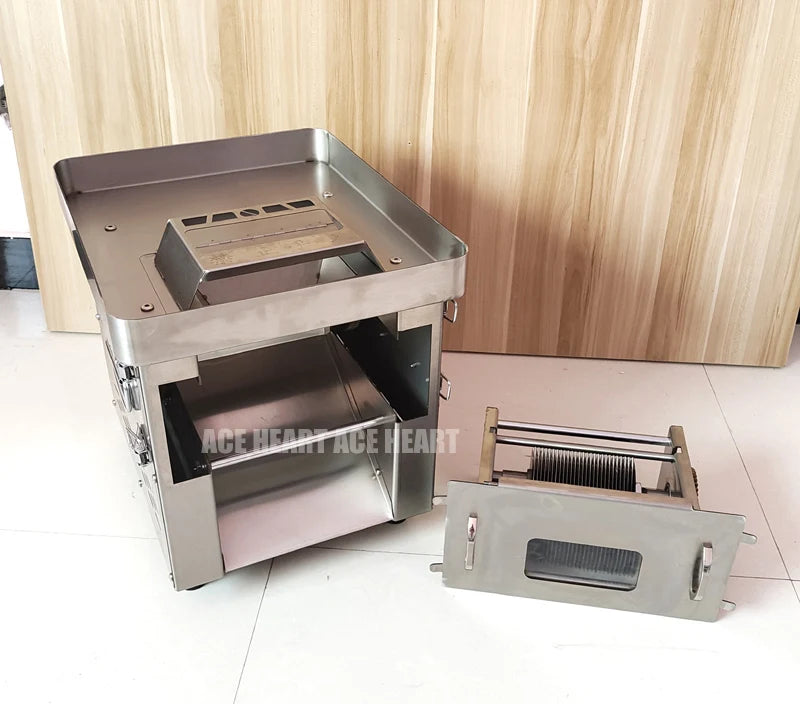 850w Fresh Meat Slicer Cube Cutter Machine Meat