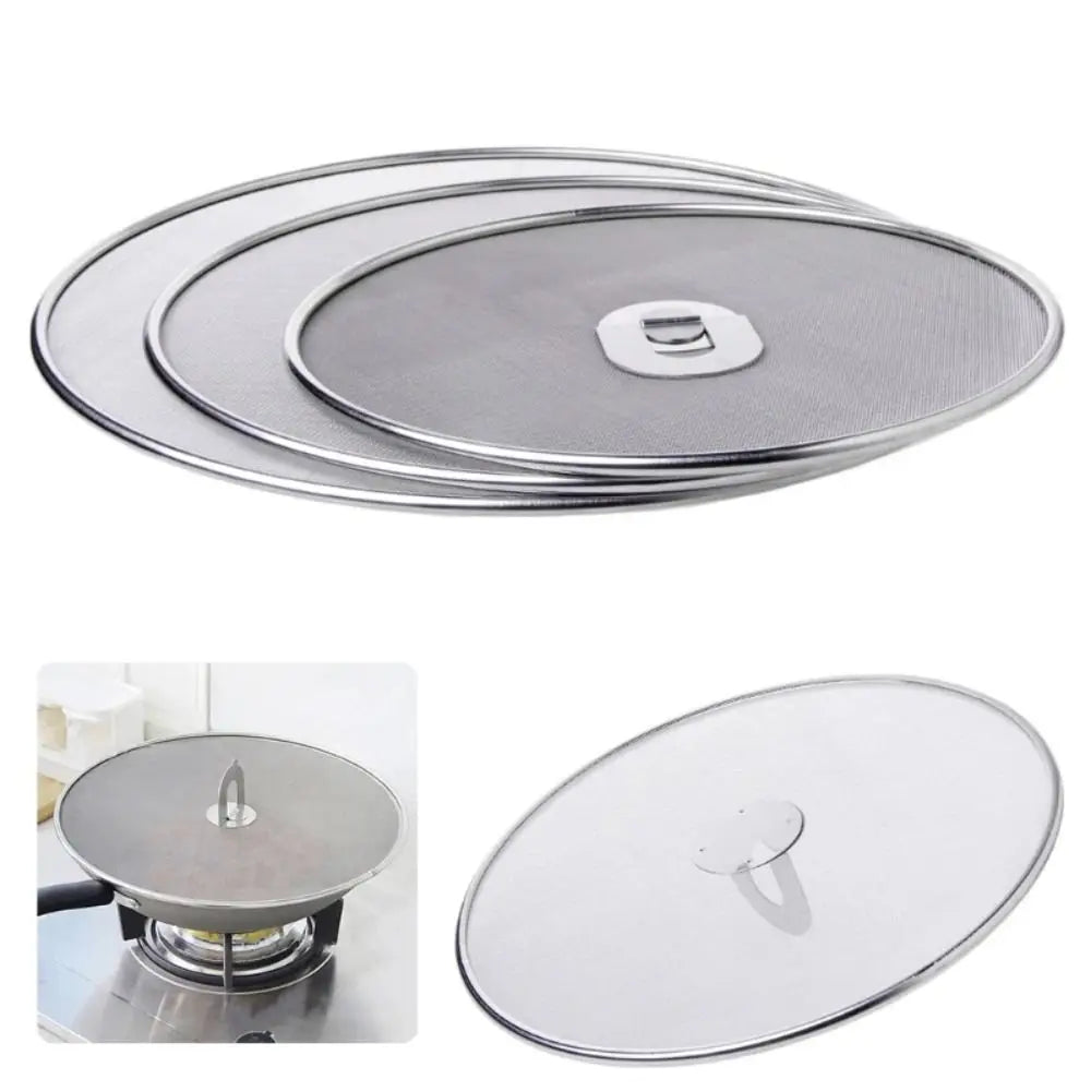 Splatter Screen Oil Proof Lid Stainless Steel Oil