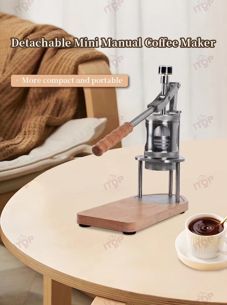 Itop W1 Mini Hand Press Coffee Maker Detachable