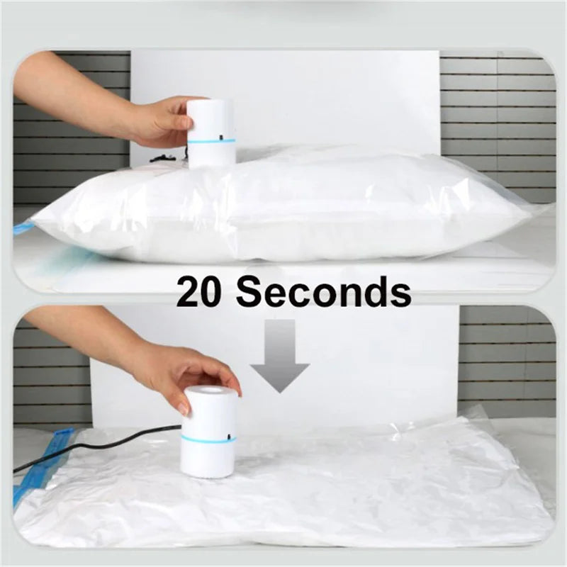 Pump Organizer Compressed Bag Electric Pump Travel Vacuum