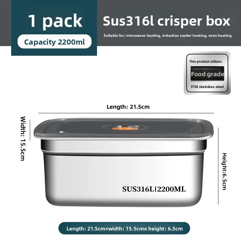 Food Grade 316 Stainless Steel Airtight Container Lid