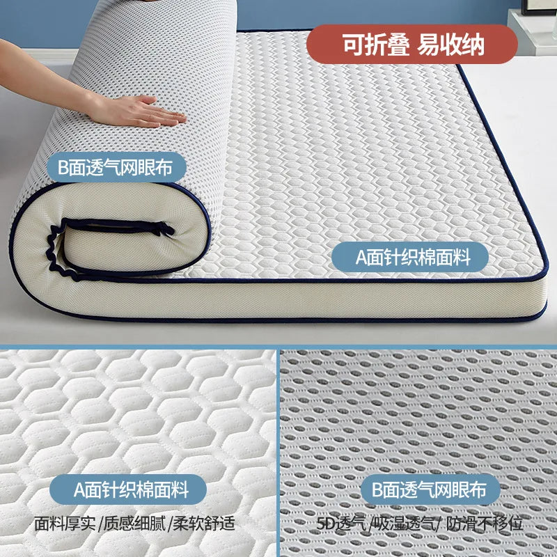 Latex Foam Mattress Topper Bed Thicken Memory Sponge