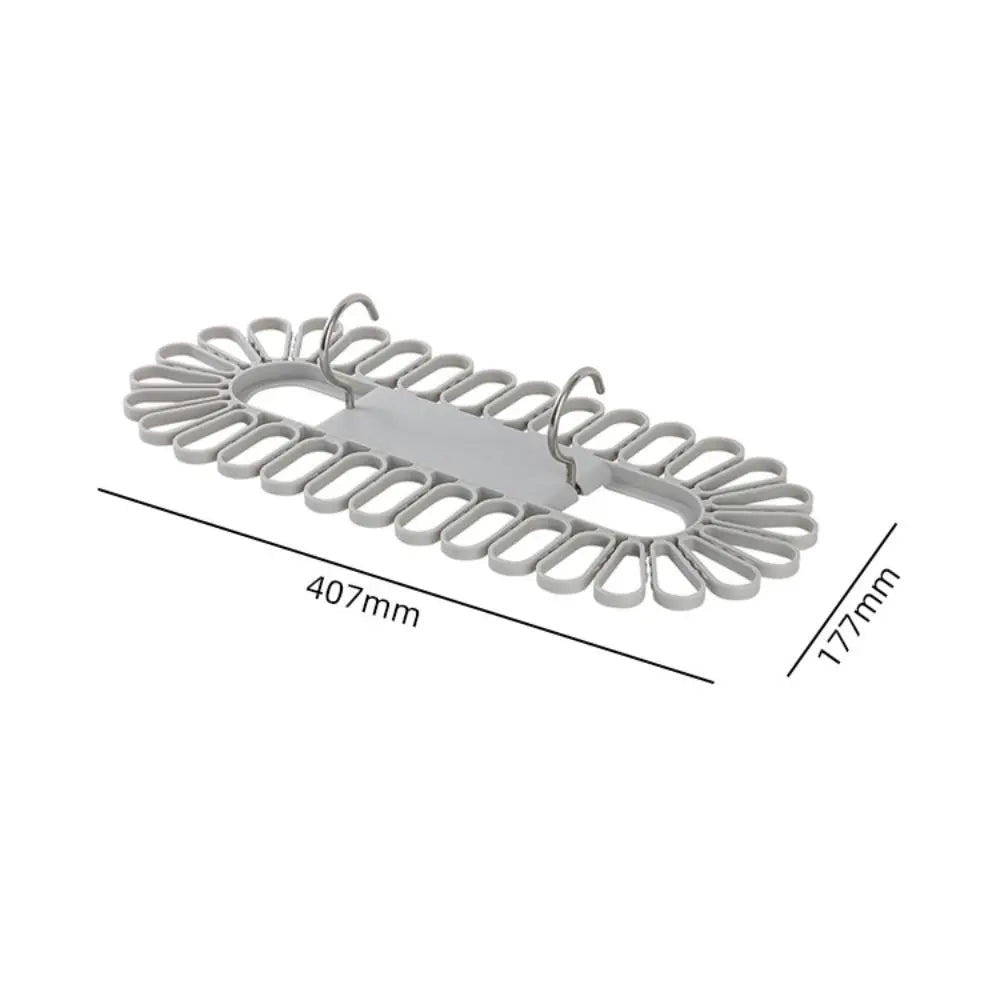 Folding Socks Drying Rack Space Saving 32 Clips