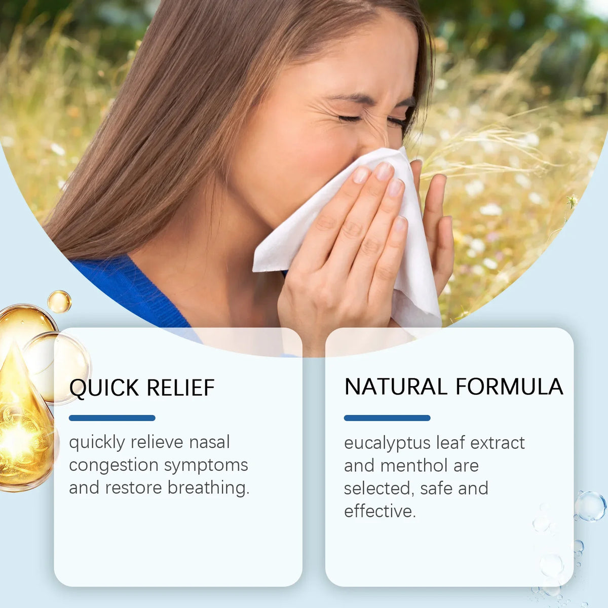Herbal Soothing Inhaler Cleaning Nasal Improve Discomfort Gentle