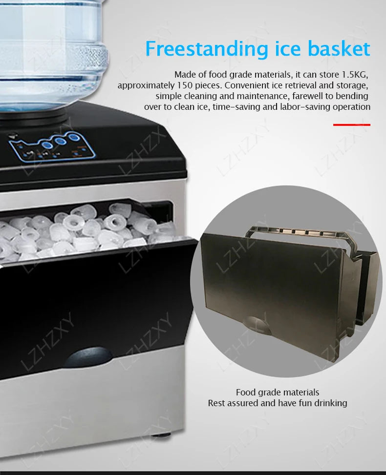25kg Ice Maker Electric Commercial Ice Cube Maker