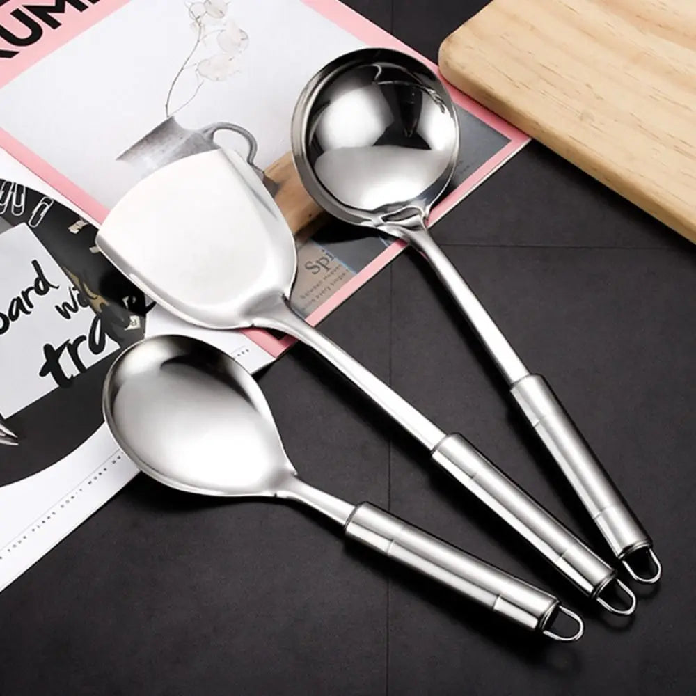 9pcs Cookware Stainless Steel Cooking Utensils Rust-Proof Durable