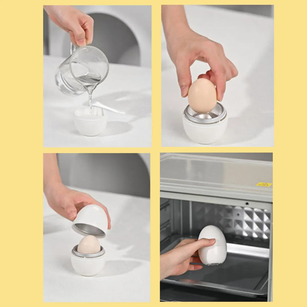 Microwave Eggs Steamer Boiler Cooker 1/4 Eggs Capacity