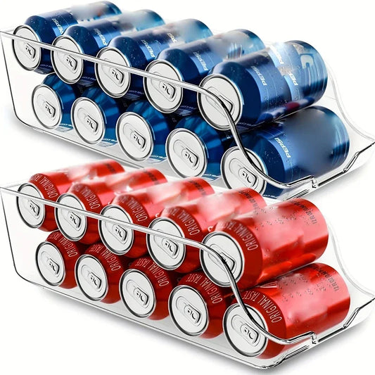 Refrigerator Organizer Bins Soda Cans Dispenser Bins Can
