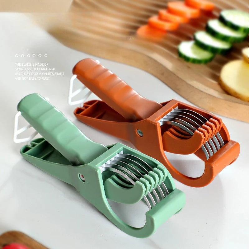 Stainless Steel Vegetable Fruit Slicer Multi Functional Salad