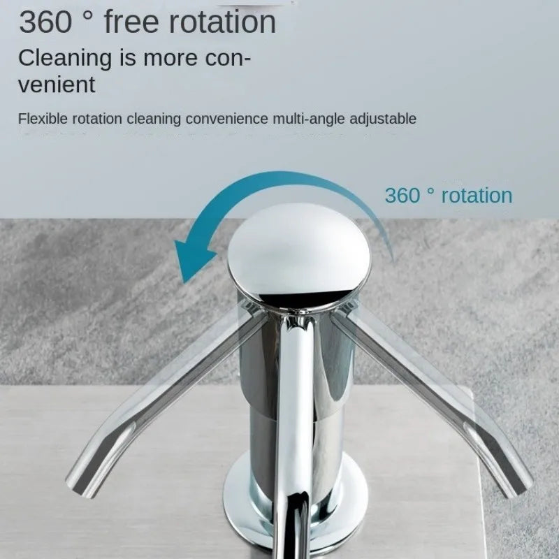 Counrtertop Dishes Dispenser Extention Tube Hand Press Soap