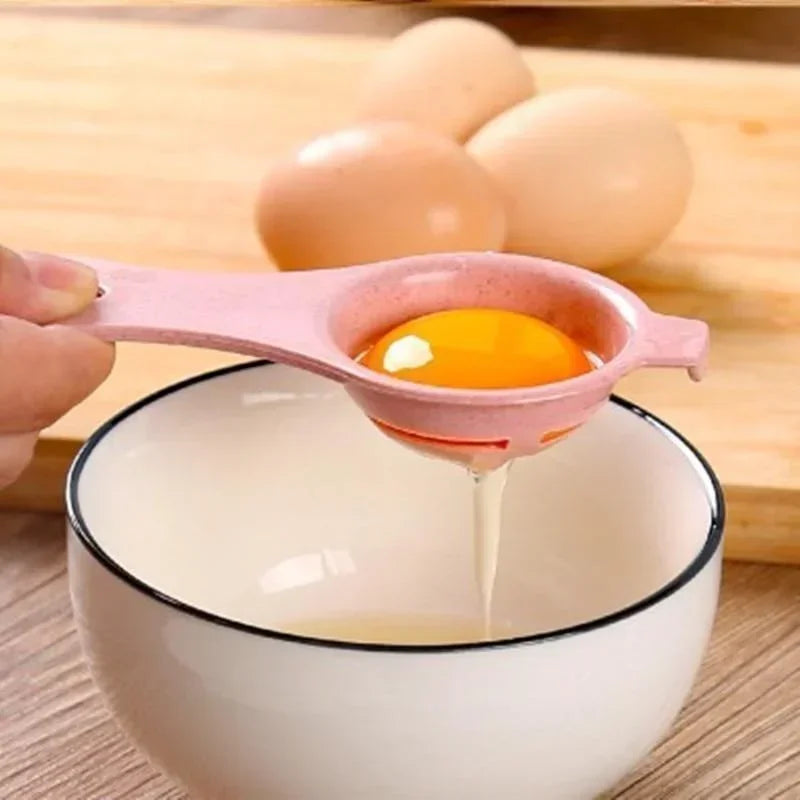 1pc/4pcs Wheat Straw Egg White Separator Egg Yolk