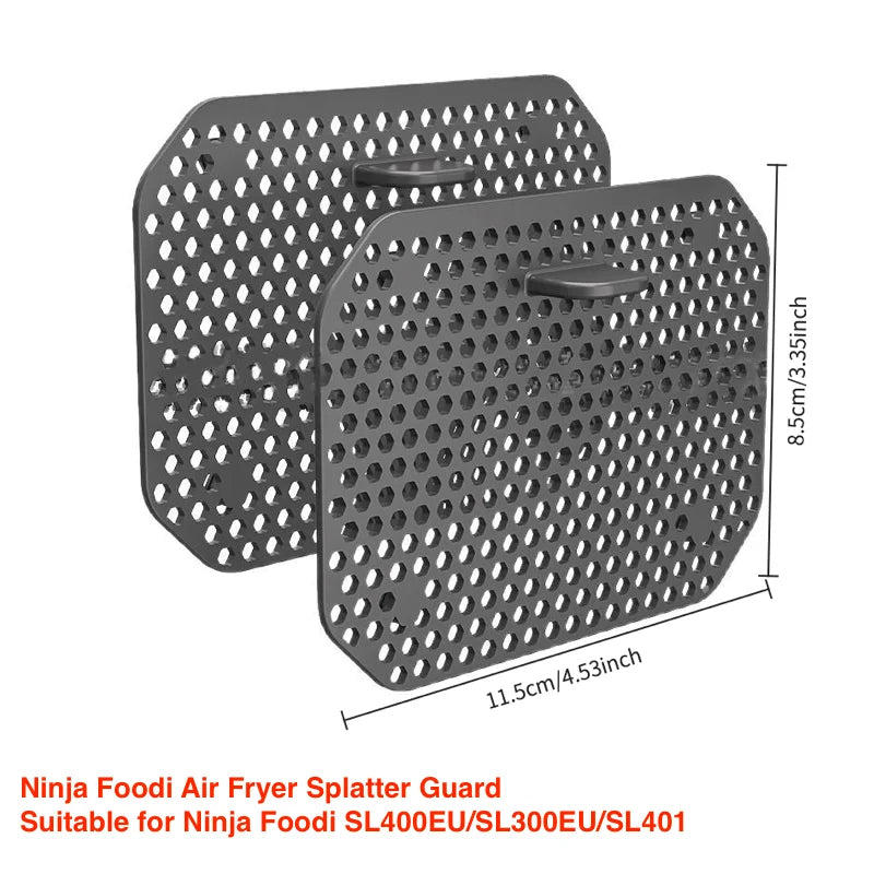2pcs/1pcs Air Fryer Silicone Liners Ninja Sl400 Sl401