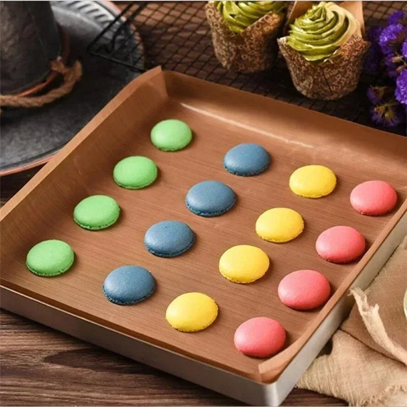 1pcs Reusable Resistant Baking Sheets Oil-Proof Paper Cloth