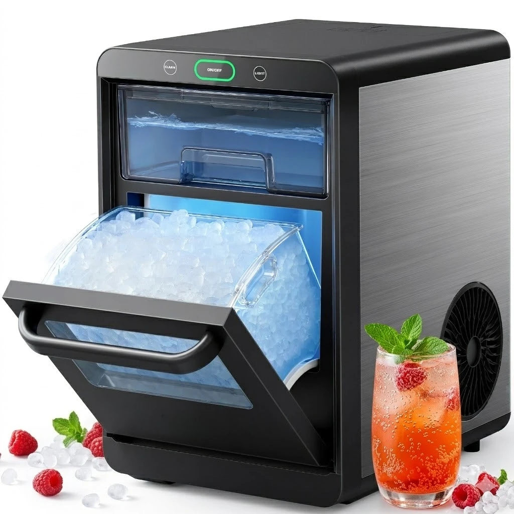 Nugget Ice Maker Countertop - Smart Pebble Ice