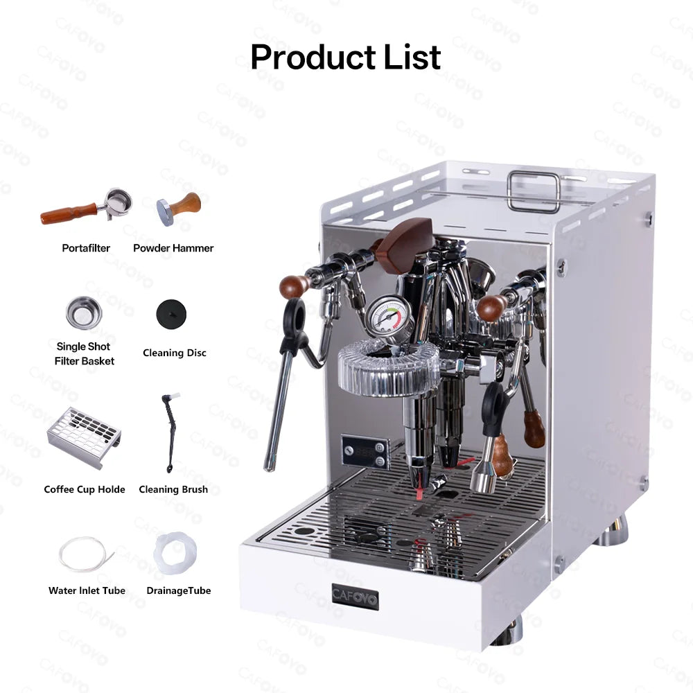 Cafovo E124 9bar Commercial Espresso Machine Real E61