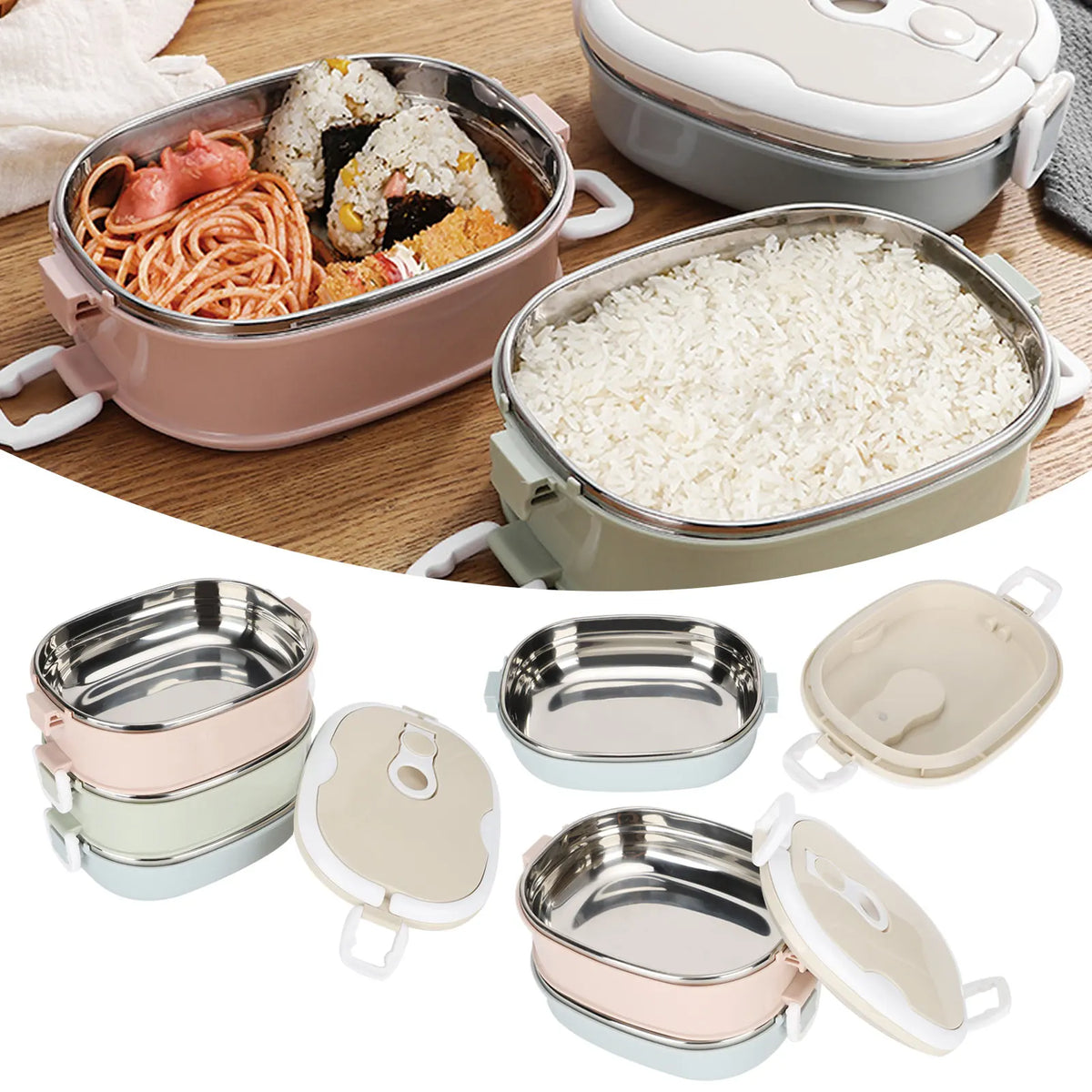 Lunch Box Lunch Box Stainless Steel Food Container