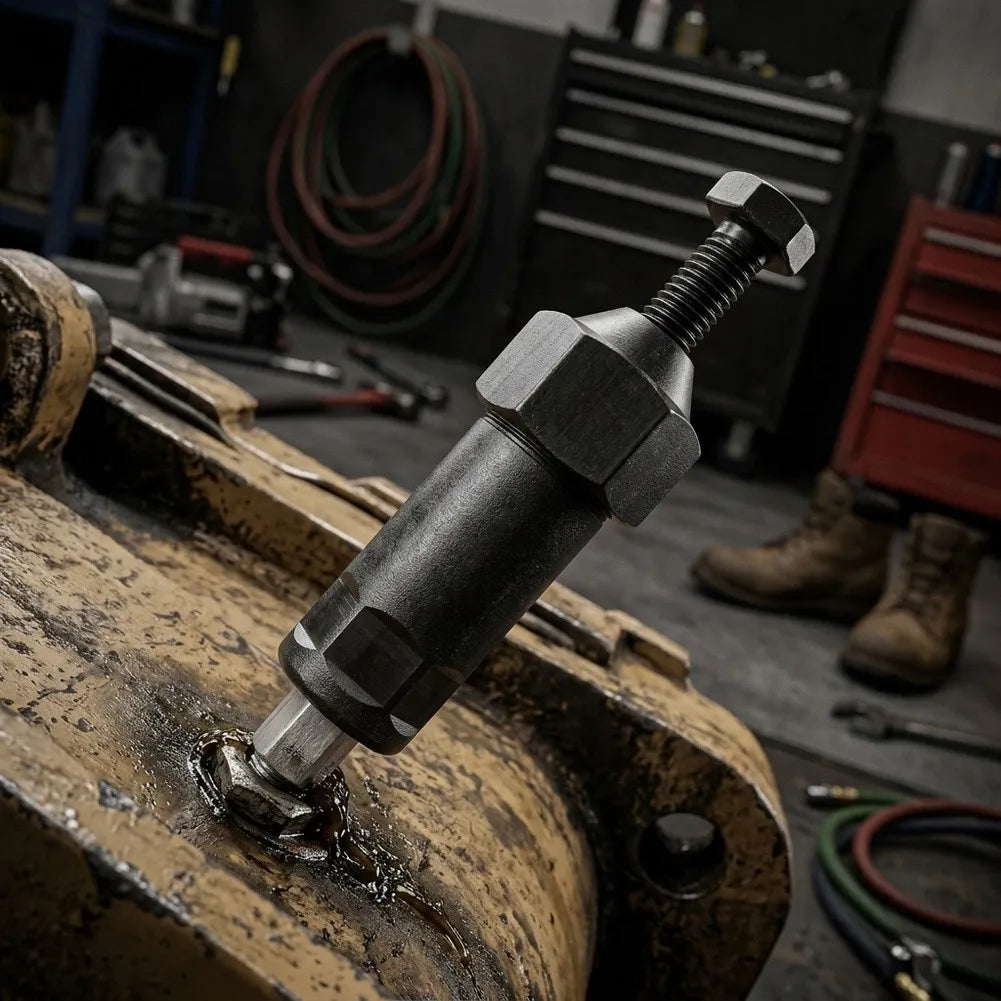 Heavy-Duty Grease Fitting Cleaner Clear Blocked Lubrication Lines