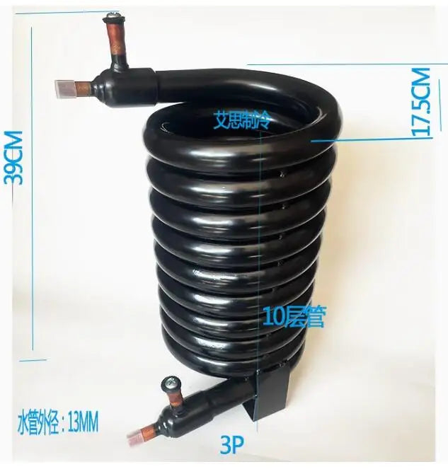 Ice Maker Water Cooled Condenser Air Conditioning Tube