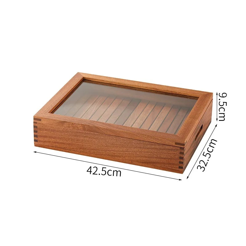 Japanese Cuisine Wooden Sashimi Sushi Box Lid Fish