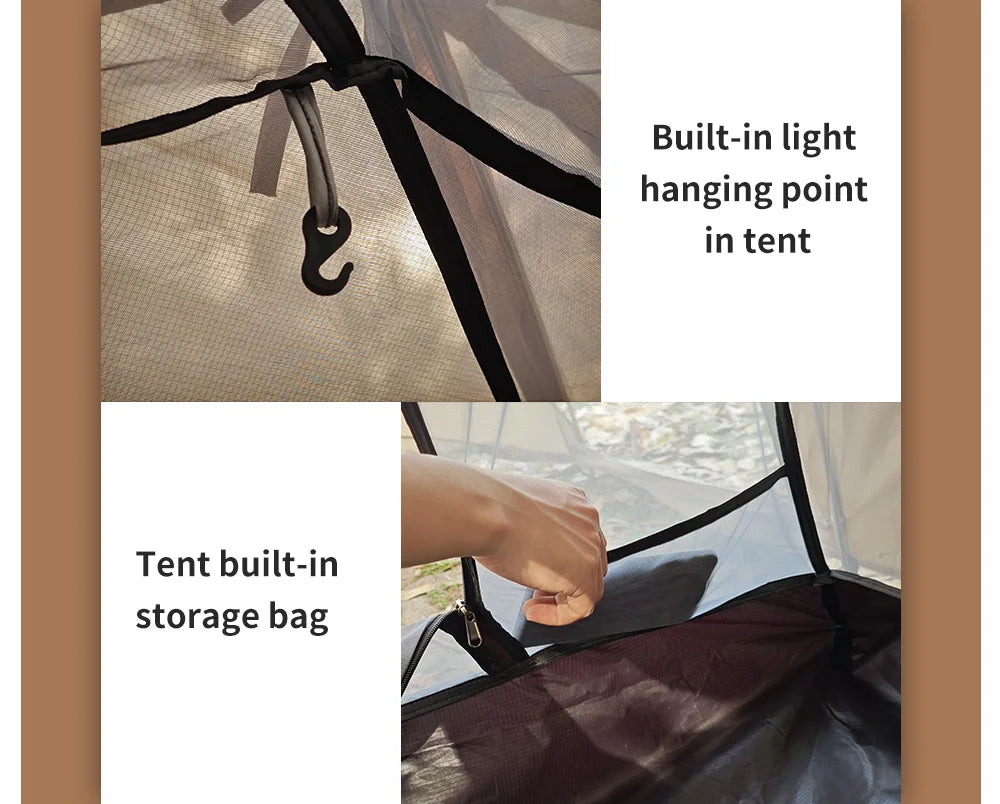 Fireproof Tent Person Waterproof Extend Dome Tent Stove