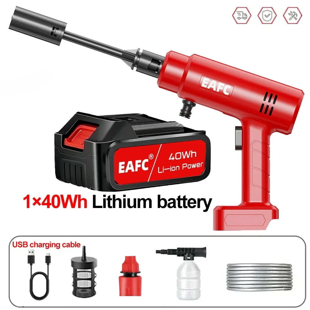 Eafc Cordless High Pressure Cleaning Car Washer 100bar