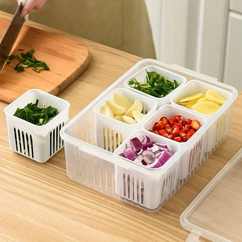Food Storage Containers Lids Airtight Refrigerator Food Fresh