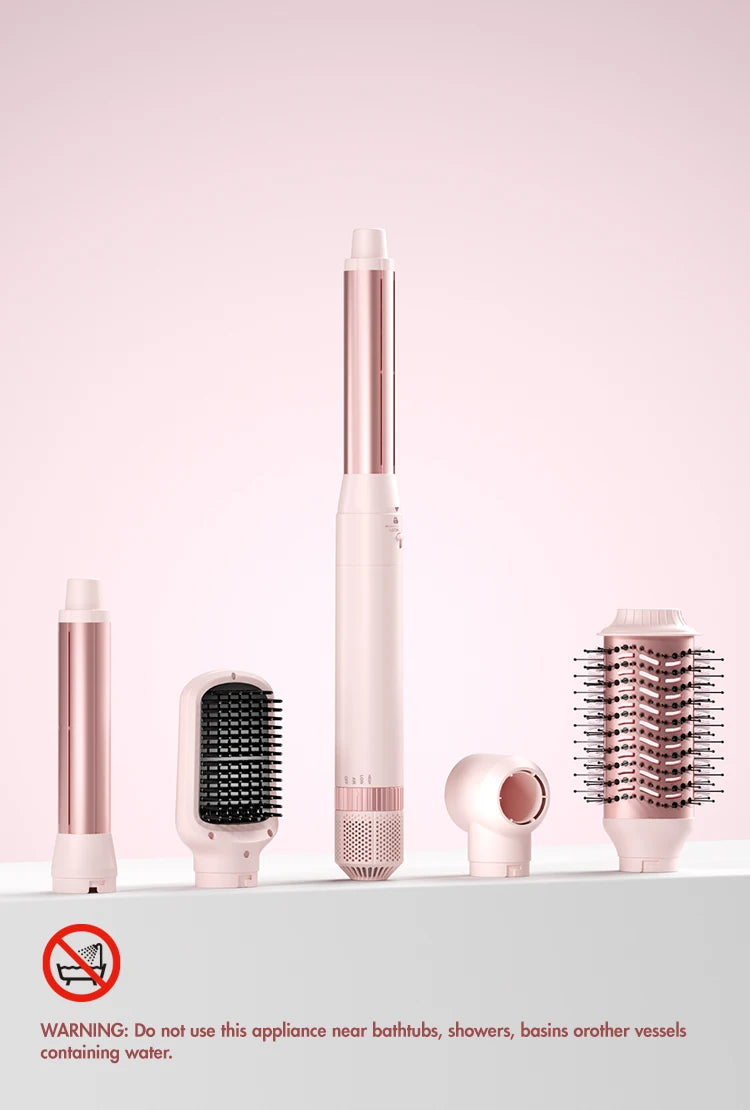 Hair Dryer Brush Detachable 5-In-1 Styling Drying System