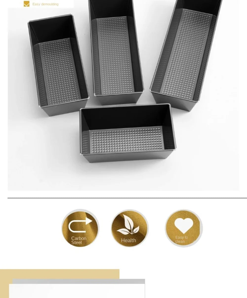 Thickened Carbon Steel Rectangle Loaf Pan Nonstick Baking