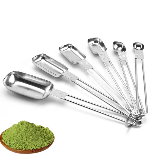 50set Small Square Head Measuring Spoon Baking Stainless