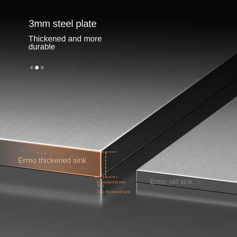 Nano 304 Stainless Steel Sink Waterfall Large Slot