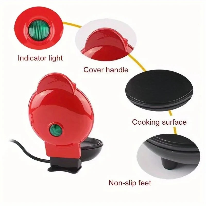 Mini Electric Waffle Maker Sandwich Cake Oven Breakfast