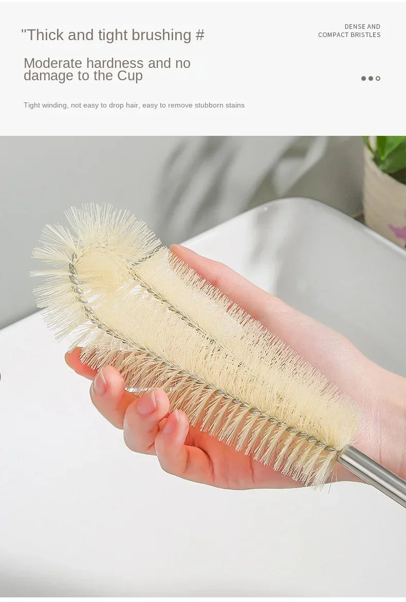 Cup Brush Cleaning Drink Bottles Glass Scrubbers Cleaning