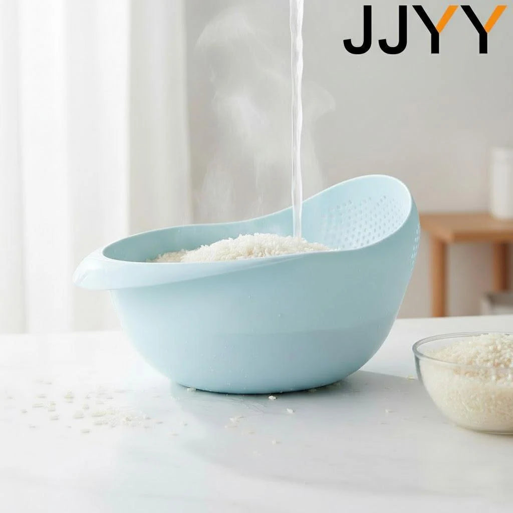 Sink Drainer Plastic Colander Handle Rice Strainer Bowl