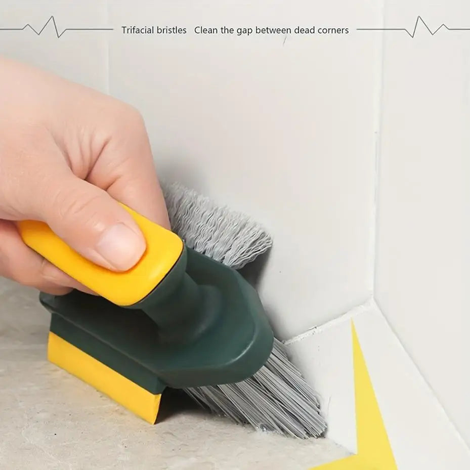 In Brush Squeegee Gap Groove Cleaning Glass Scraper