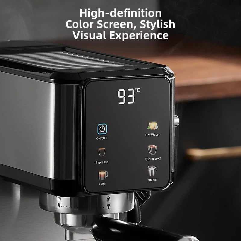 20bar Touch Screen Espresso Machine Stainless Steel Coffee