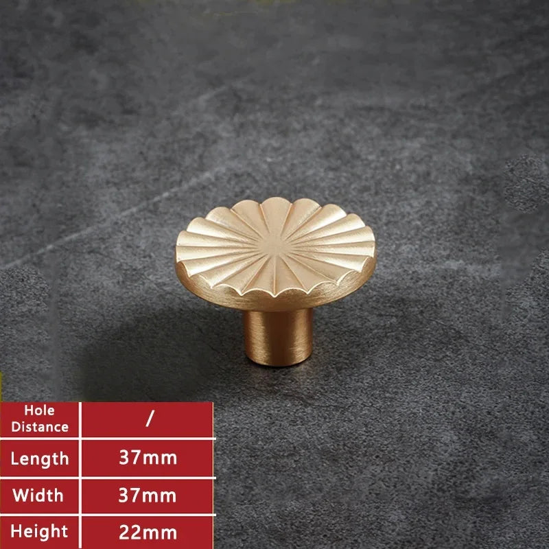 Wv Gold Handles Cabinet Storage Door Knobs Furniture