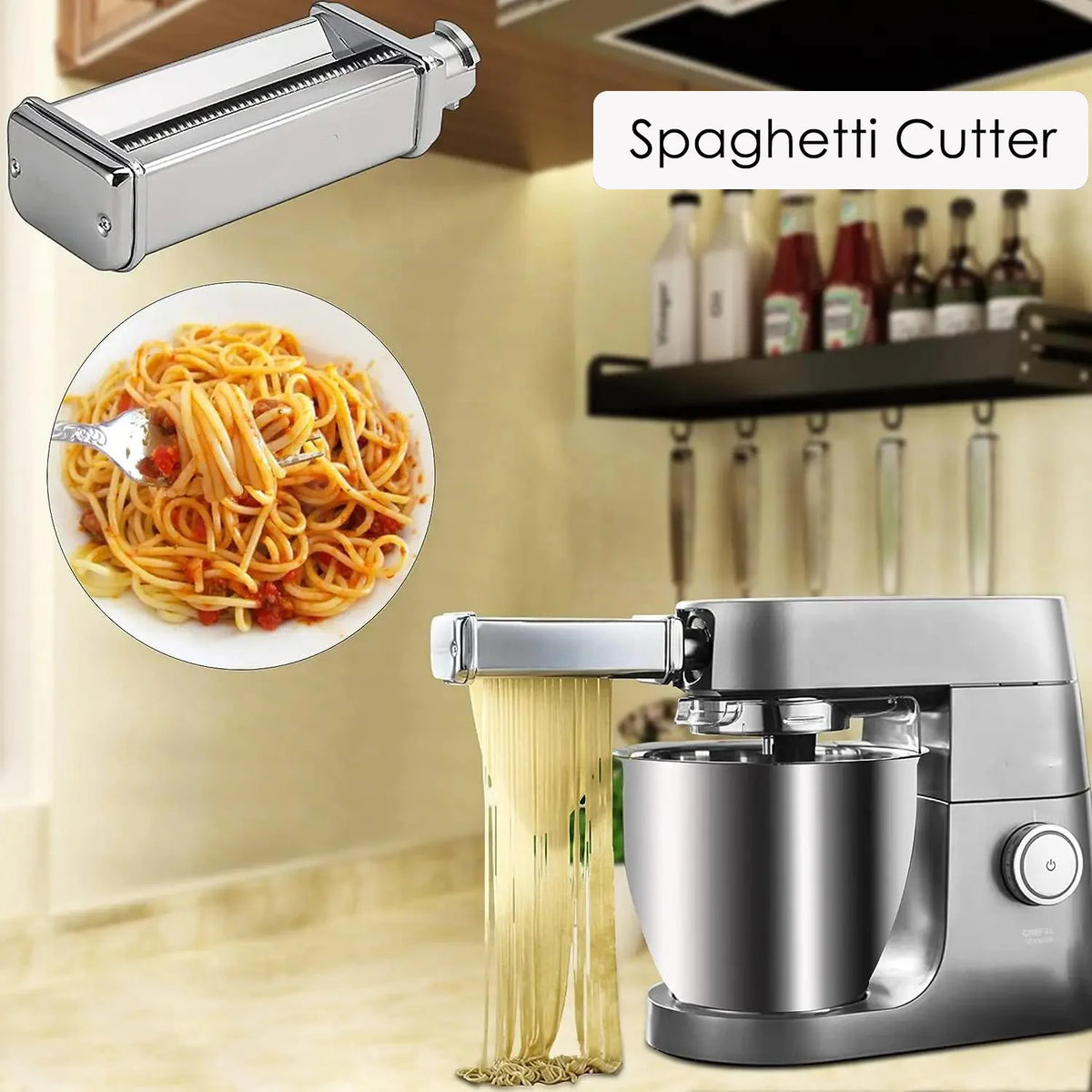 Noodle Attachment Kenwood Lasagne Pasta Roller Fettuccine Cutter