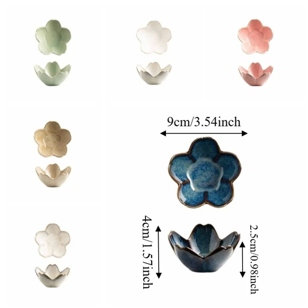 Desktop Organizer Retro Ceramic Dipping Dish Exquisite Cute