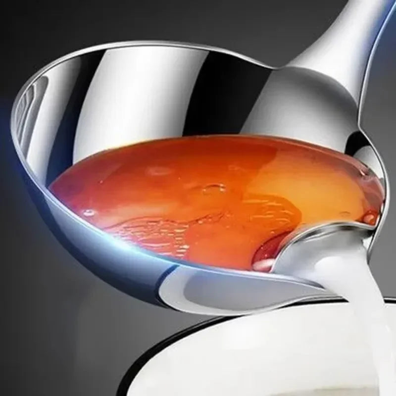 Stainless Steel Oil Separating Spoon Soup Colander Gravy