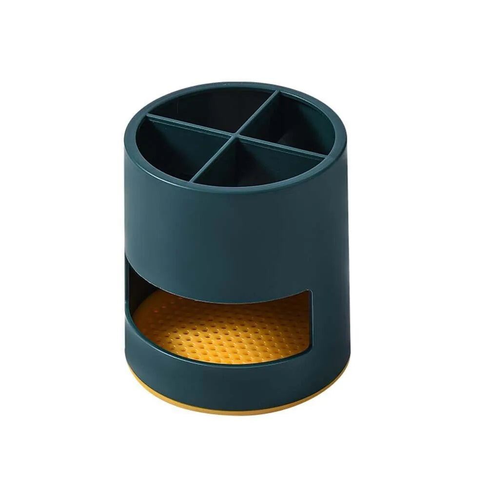 Toothbrush Holder Drain Rack Spoon Storage Makeup Brush