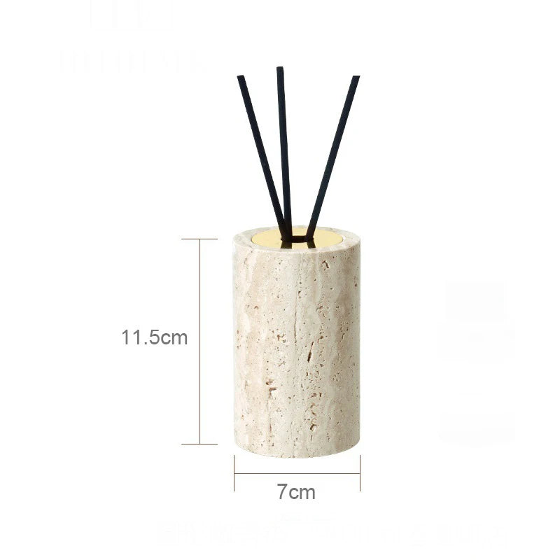 Beige Travertine Bathroom Natural Marble Soap Dispenser Soap