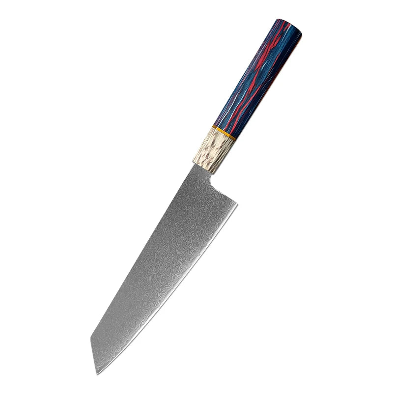Damascus Knives Meat Cleaver Wooden Handle Chef Slicng